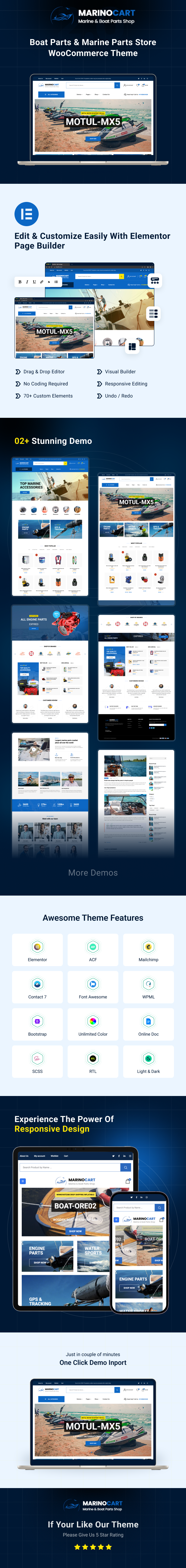 Marinocart - Boat Parts & Marine Parts Store WooCommerce Theme